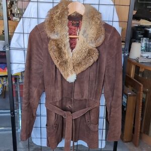 Vintage Suede/Rabbit Jacket
